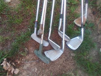 Kids golf clubs mixed used