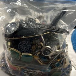 2 BAGS FULL JEWELRY FOR CRAFT 
