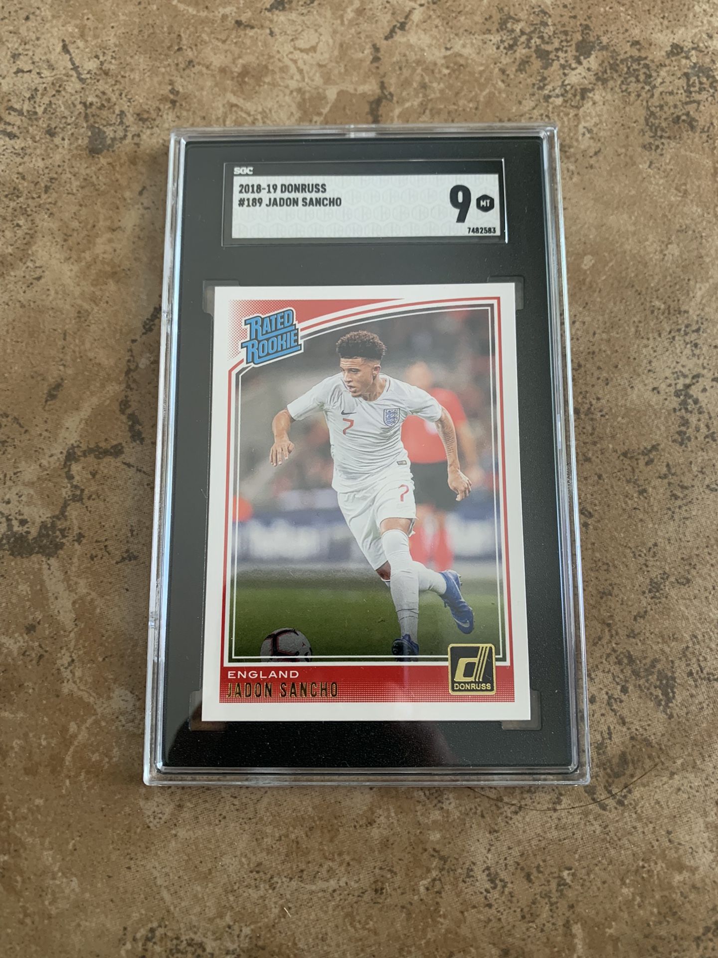 Jadon Sancho 2018 Panini Donruss Rated Rookie Card SGC Graded Mint 9 Soccer  Card - www.hospizverein-ansbach.de