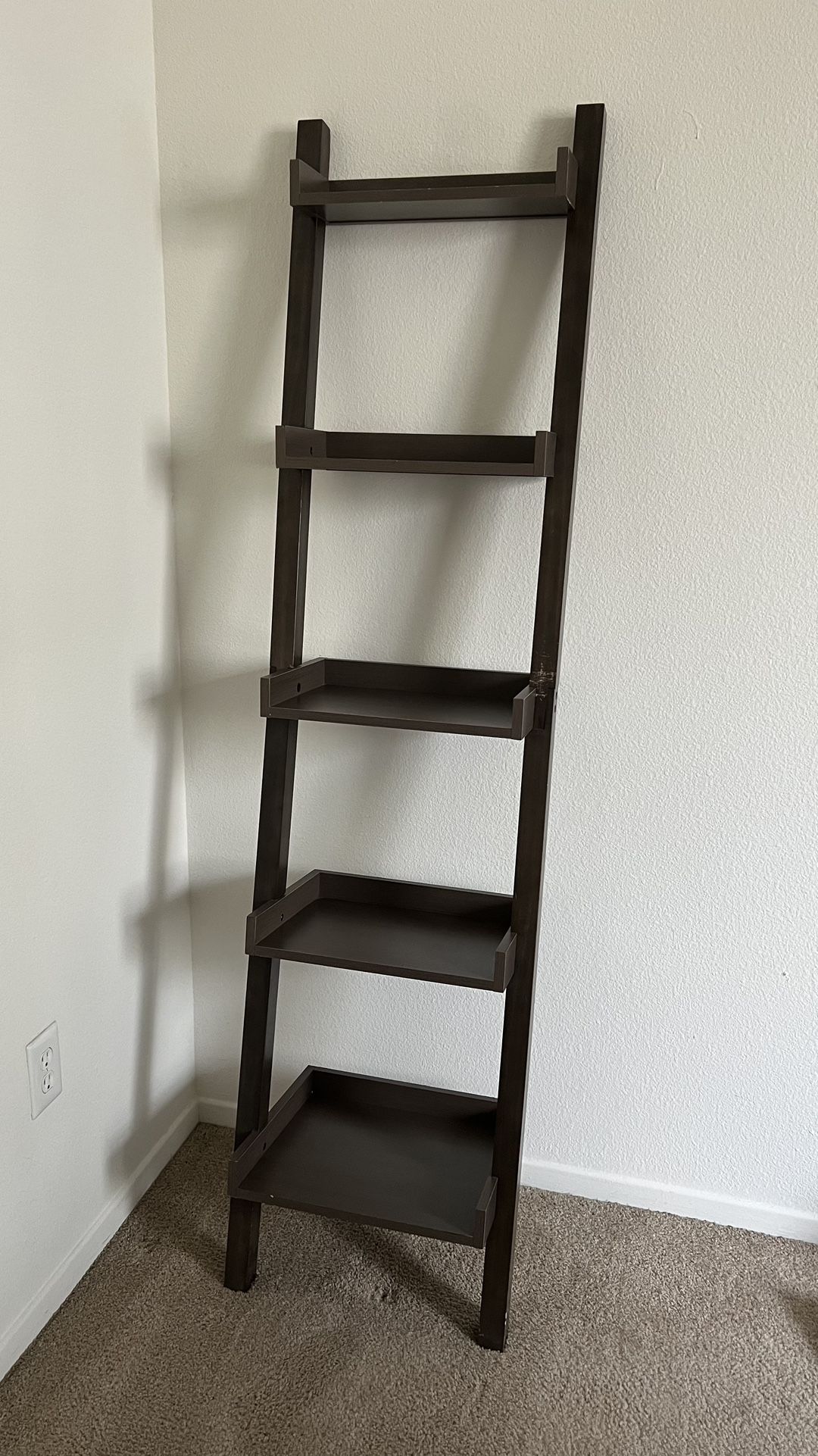 Rustic Ladder Wall Shelf 