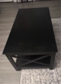Black coffee table