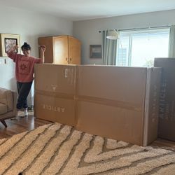  EXTRA LARGE Heavy-Duty Cardboard Boxes – FREE