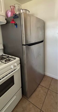 LG stainless steel fridge