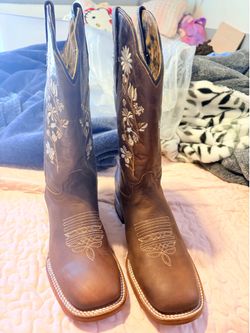 Flower Western boots