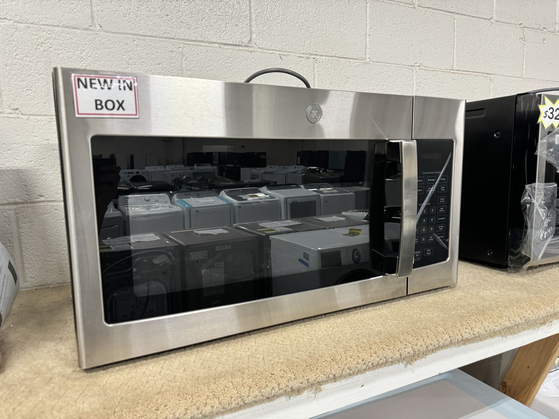 New Microwave Stainless Steel 30” GE OTR