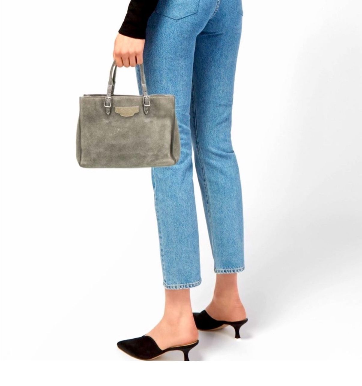 Balenciaga Suede Tote Or Crossbody Bag