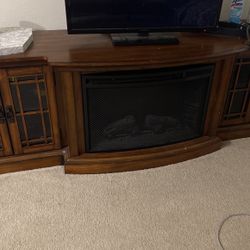 TV Stand Fireplace