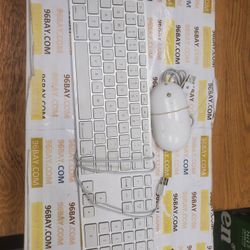 APPLE WIRED KEYBOARD AND MICE (D1044)

