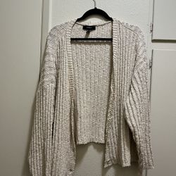 Forever 21 + Beige Cardigan 