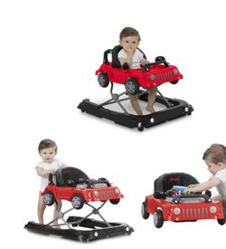 Jeep Wrangler Baby walker 3-in-1 Grow with Me New sealed Red