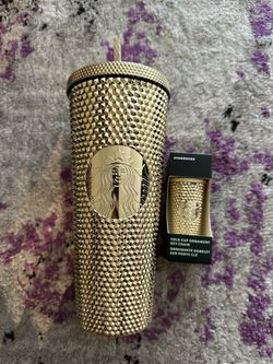 Starbucks Cup And Keychain Studded Set