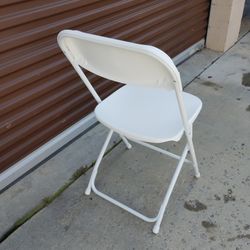 Brand New White Folding Chairs