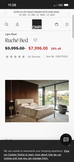 Ruche Bed King Size bed frame 