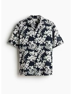 Regular Fit Printed Resort Shirt