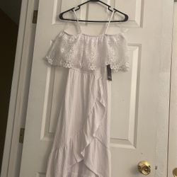 New White Dress, Size 3-5