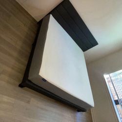 NEW IN BOX- King Size  Black Platform Bed Frame