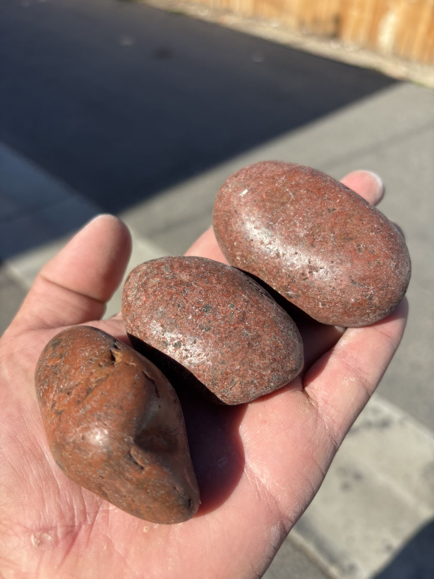 Red Polished Rock 