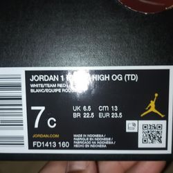 Jordan 1 7c BRAND NEW NEVER WORN
