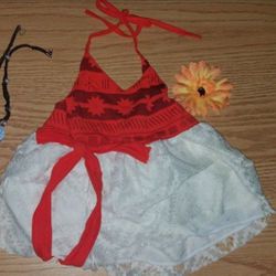 Moana Baby Costume Dress And Accessories (2T)