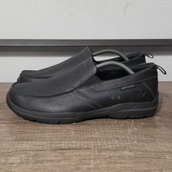 Skechers Harper Forde Men's Leather Slip-On Loafers Shoes Size 10.5 Extra Wide