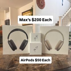 AirPods Max And AirPods 
