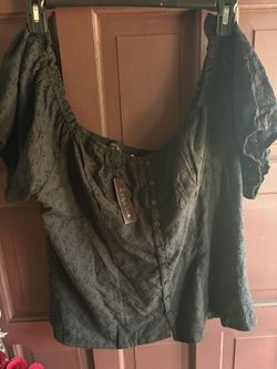 New Off Shoulder Plus Blouse