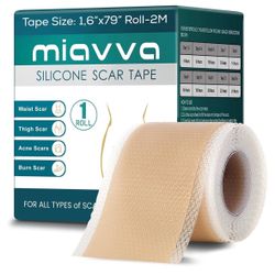 Silicone Scar Sheets | Silicone Scar Tape | Scar Tape For Surgical Scars | Silicone Scar Removal Strips For Surgical | C-Section,Tummy Tuck,Keloid Sca