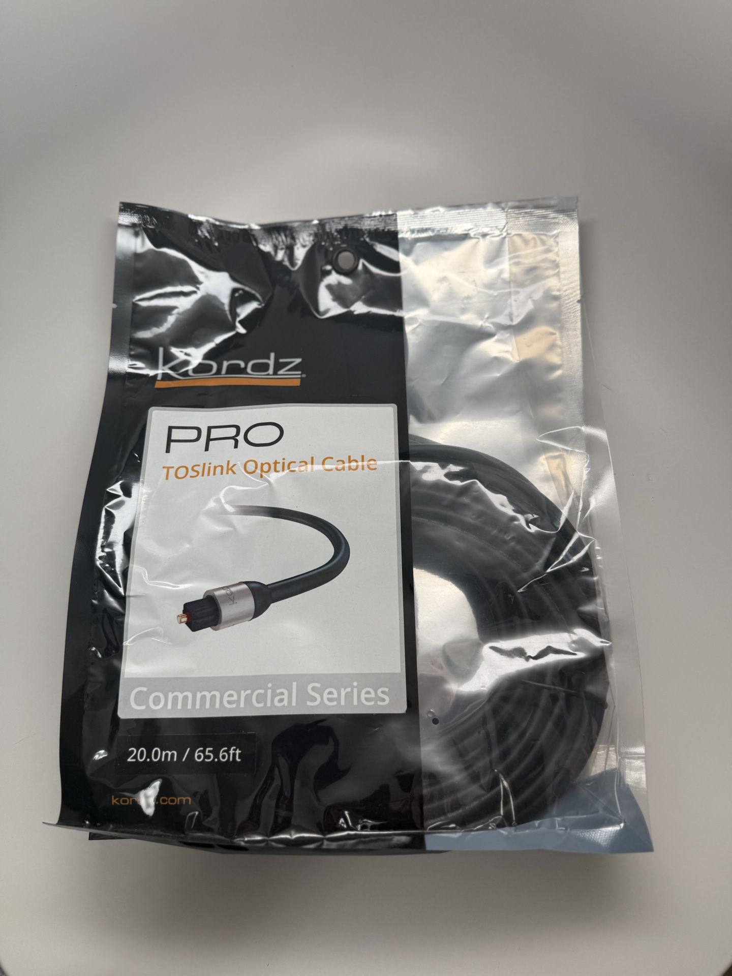 Kordz PRO-TL2000 Pro Series 20.0M TosLink Cable