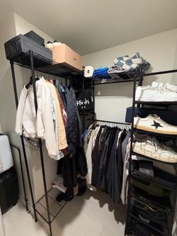 Clóset organizer rack