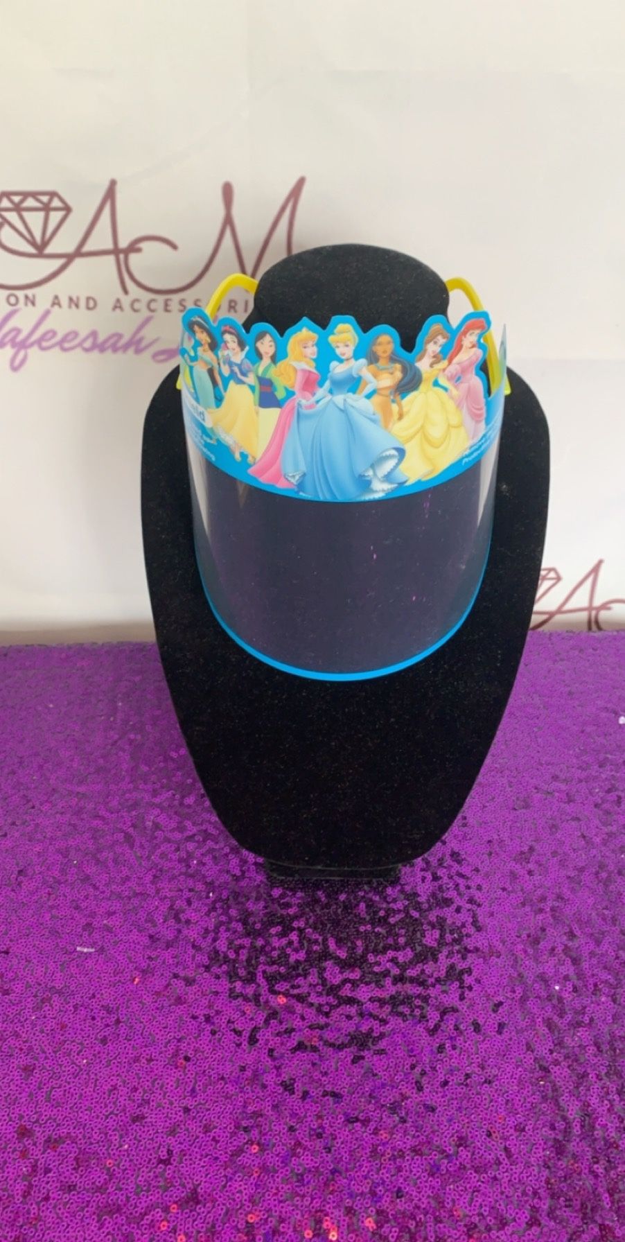Princess kids face shields