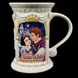 Vintage Snow White & Prince Charming 3D Disney Mug