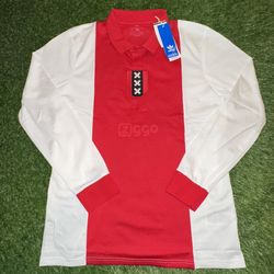 Adidas Ajax Amsterdam Anniversary Jersey LMTD White JF6340 Slim Fit