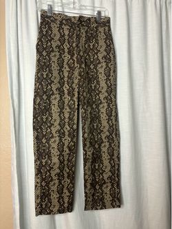 19E. Dickie’s Snakeskin Pants w/ Button