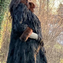 Ladies Vintage Coat (Mink) 