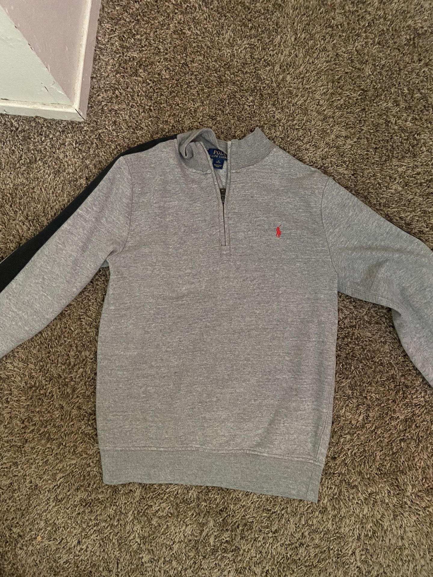 Grey Polo Sweatshirt 