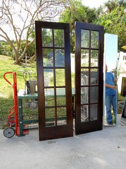 2 French Doors 80x24 Each
