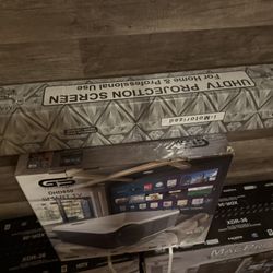 Projector Screen, Speakers And Projector Ask For Individual Price 