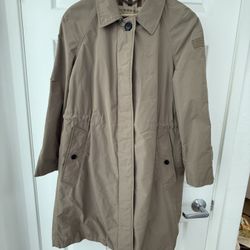 Burberry Mid Length Car Coat, Size 10
