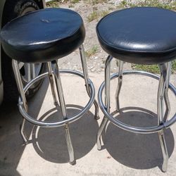 STOOLS- SWIVEL-NEED A LOT OF TLC( tip Cap, Reupholstering, Cleaning) $5 ea.