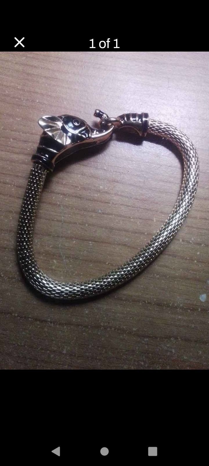 vintage Avon fancy animal stretch bracelet