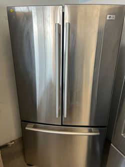 LG stainless steel french door refrigerator  -free delivery