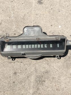 1962 Chevy Impala Dash Cluster