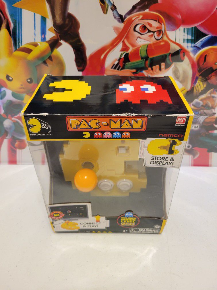 Pac-Man Arcade Game Connect & Play! Store & Display Bandai w/ Bonus Level * NEW!