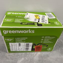 Greenworks 40v 12in chainsaw