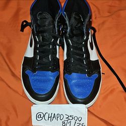 Size 10.5 Jordan 1 og high top royale toe