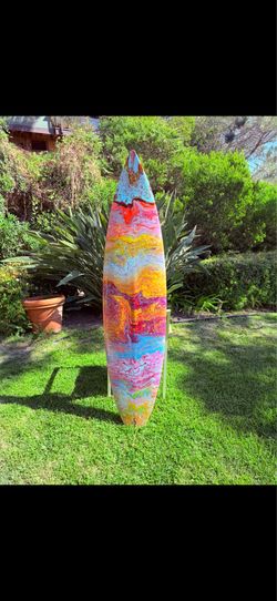 Acrylic surfboard art decor