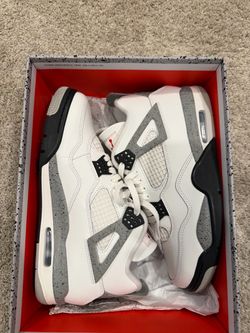 Air Jordan 4 White Cement Sneakers size 11 men