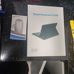 Smart Key Board Case And Wireless Mouse 