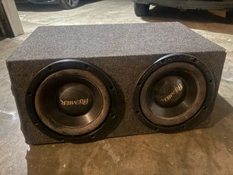 2 12 inch subwoofers