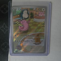 Pokemon chansey 187/167